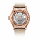 Mido Multifort Automatic Silver Dial Brown Leather Strap Watch For Men - M005.430.36.031.80