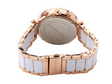 Michael Kors Parker White Dial Two Tone Steel Strap Watch for Women - MK5774
