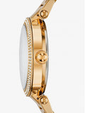 Michael Kors Parker Gold Dial Gold Steel Strap Watch for Women - MK6469
