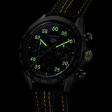 Tag Heuer Carrera x Porsche Automatic Chronograph Black Dial Black Nylon Strap Watch for Men - CBN2A1H.FC6512