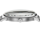 Emporio Armani Minimalist Quartz Blue Dial Silver Mesh Strap Watch For Men - AR11571