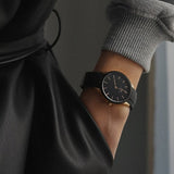 Daniel Wellington Iconic Motion Black Dial Rubber Strap 32mm Watch For Women - DW00100426