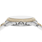 Michael Kors Camille Multifunction Silver Dial Two Tone Steel Strap Watch For Women - MK6982