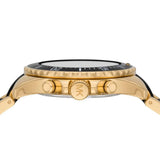 Michael Kors Everest Chronograph Black Dial Two Tone Steel Strap Watch For Men - MK8979