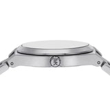 Michael Kors Lennox Three Hand Silver Dial Silver Steel Strap Watch For Women - MK7393