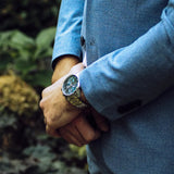 Hugo Boss Skymaster Chronograph Blue Dial Silver Steel Strap Watch for Men - 1513784