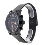 Maserati Epoca Chronograph Black Dial Black Mesh Strap Watch For Men - R8873618013