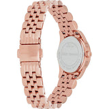 Michael Kors Lexington Quartz White Dial Rose Gold Steel Strap Watch For Women - MK3230