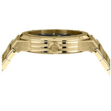 Salvatore Ferragamo F-80 Classic Black Dial Gold Steel Strap Watch for Men - SFHY00821
