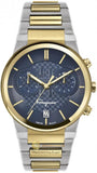 Salvatore Ferragamo F-80 Classic Black Dial Two Tone Steel Strap Watch for Men - SFME00921