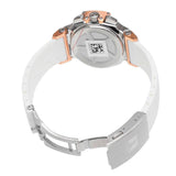 Tissot T Race Chronograph White Dial White Rubber Strap Watch for Women - T048.217.27.017.00