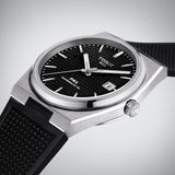 Tissot PRX Black Dial Black Rubber Strap Watch For Men - T137.410.17.051.00
