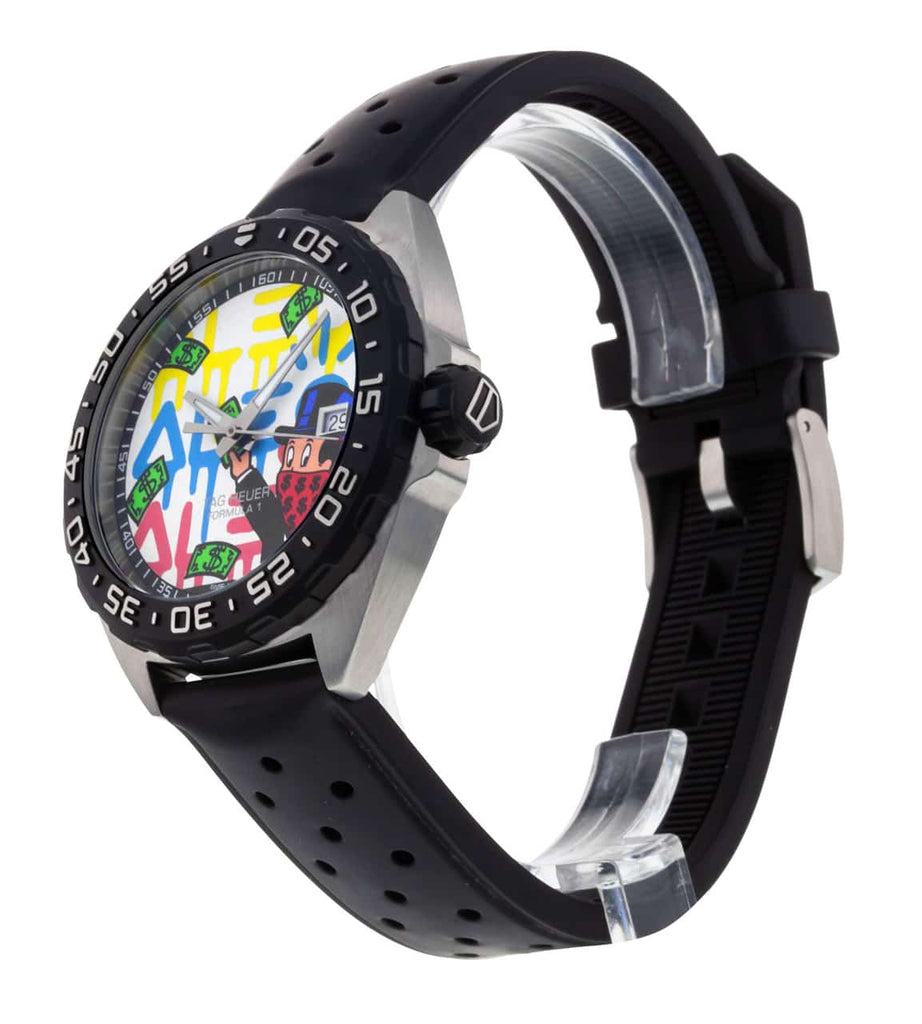 Tag Heuer Formula 1 Alec Monopoly White Dial Watch for Men - WAZ1119.FT8023