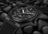 Tissot PRX Powermatic 80 Carbon Black Dial Black Rubber Strap Watch for Men - T137.907.97.201.00