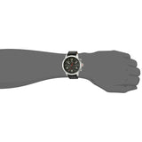 Tommy Hilfiger Jake Chronograph Black Dial Black Leather Strap Watch for Men - 1791232