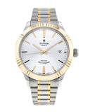 Tudor Style Automatic Silver Dial Two Tone Steel Strap Watch for Men - M12713-0003