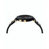 Versace V-Race Analog Quartz Black Dial Two Tone Steel Strap Watch For Men - VEBV00619