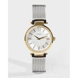 Guess Soho Diamonds Silver Dial Silver Mesh Bracelet Watch for Women - W0638L7