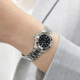 Tag Heuer Aquaracer Quartz Black Dial Silver Steel Strap Watch for Women - WBD1410.BA0741