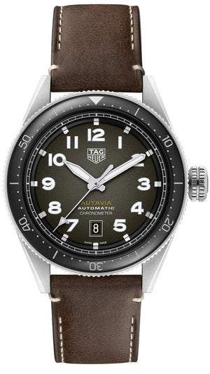 Tag Heuer Autavia Automatic Grey Dial Watch for Men - WBE5114.FC8266