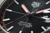 Tag Heuer Aquaracer Calibre 5 Bamford Limited Edition Black Dial Grey Steel Strap Watch for Men - WAY208C.FC6383