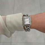 Michael Kors Emery Three Hand Silver Dial Silver Steel Strap Watch For Women - MK7299