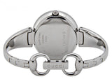 Gucci Guccissima Black Dial Silver Steel Strap Watch For Women - YA134301