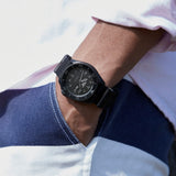 Seiko 5 Sports Automatic Black Dial Black NATO Strap Watch For Men - SRPD79K1