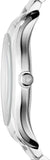 Emporio Armani Valente Quartz Black Dial Silver Steel Strap Watch For Men - AR11086
