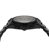 Emporio Armani Federico Chronograph Green Dial Black Steel Strap Watch For Men - AR11562