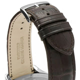Emporio Armani Valente Chronograph Amber Dial Brown Leather Strap Watch For Men - AR1634