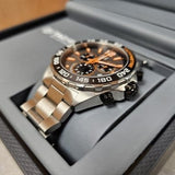 Tag Heuer Formula 1 Chronograph Ceramic Black Dial Silver Steel Strap Watch for Men - CAZ101AH.BA0842