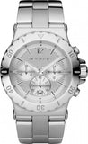 Michael Kors Dylan Silver Dial Silver Steel Strap Watch for Women - MK5312