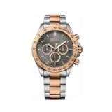 Hugo Boss Ikon Chronograph Grey Dial Two Tone Steel Strap Watch for Men - 1513339