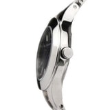 Emporio Armani Classic Quartz Black Dial Silver Steel Strap Watch For Women - AR7328