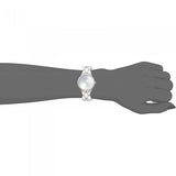 Calvin Klein Snake Silver Dial Silver Steel Strap Watch For Women - K6E23146