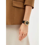 Guess Venus Diamonds Black Dial Black Rubber Strap Watch for Women - GW0118L1