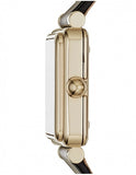 Marc Jacobs Vic Silver Dial Black Leather Strap Watch for Women - MJ1437