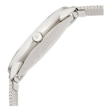 Calvin Klein Minimal White Dial Silver Mesh Bracelet Watch for Men - K3M2112Y