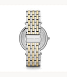 Michael Kors Darci Silver Dial Two Tone Steel Strap Watch for Women - MK3215