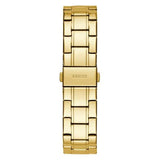 Guess Night Life Diamonds Black Dial Gold Steel Strap Watch for Women - GW0405L2