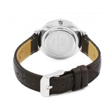 Daniel Wellington Classic Petite York White Dial Black Leather Strap Watch For Women - DW00100188