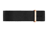 Daniel Wellington Classic Petite Cornwall White Dial Green NATO Strap Watch For Women - DW00100253