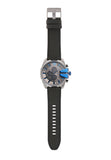 Diesel Mega Chief Chronograph Black Dial Black Nylon Strap Watch For Men - DZ4500