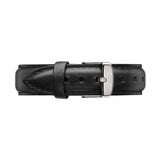 Daniel Wellington Classic Petite Reading Black Dial Black Leather Strap Watch For Women - DW00100179