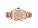 Michael Kors Kinley Rose Gold Dial Rose Gold Steel Strap Watch for Women - MK6210