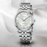 Calvin Klein Infinity Automatic Silver Dial Silver Steel Strap Watch for Men - K5S34146