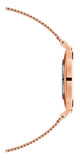 Daniel Wellington Petite Melrose White Dial Rose Gold Mesh Strap Watch For Women - DW00100305