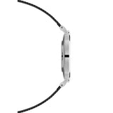 Daniel Wellington Petite Ashfield Black Dial Black Mesh Strap Watch For Women - DW00100308