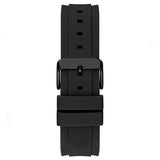 Guess Connoisseur Black Dial Black Silicone Strap Watch For Men - GW0335G1